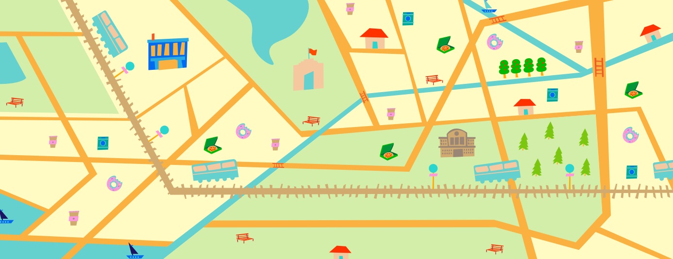 Illustrated map from Drift