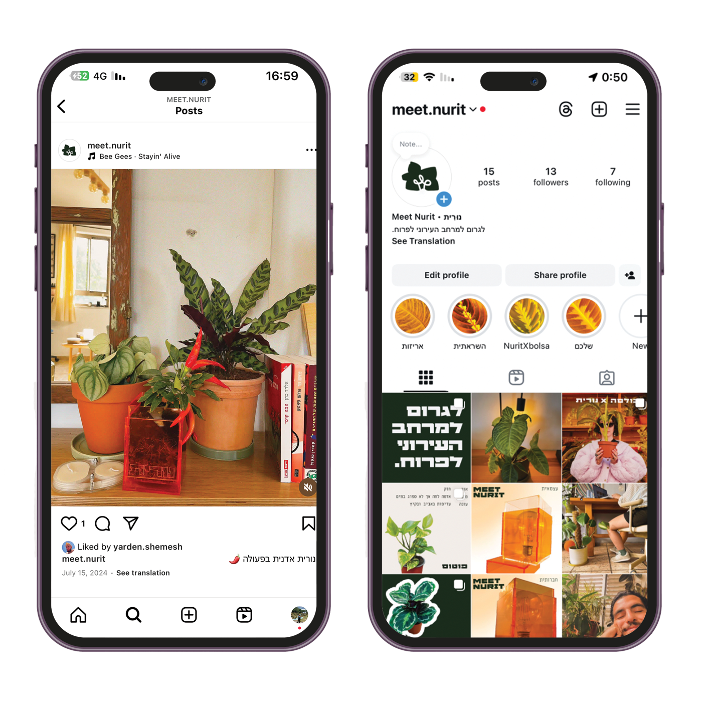 Meet Nurit on Instagram